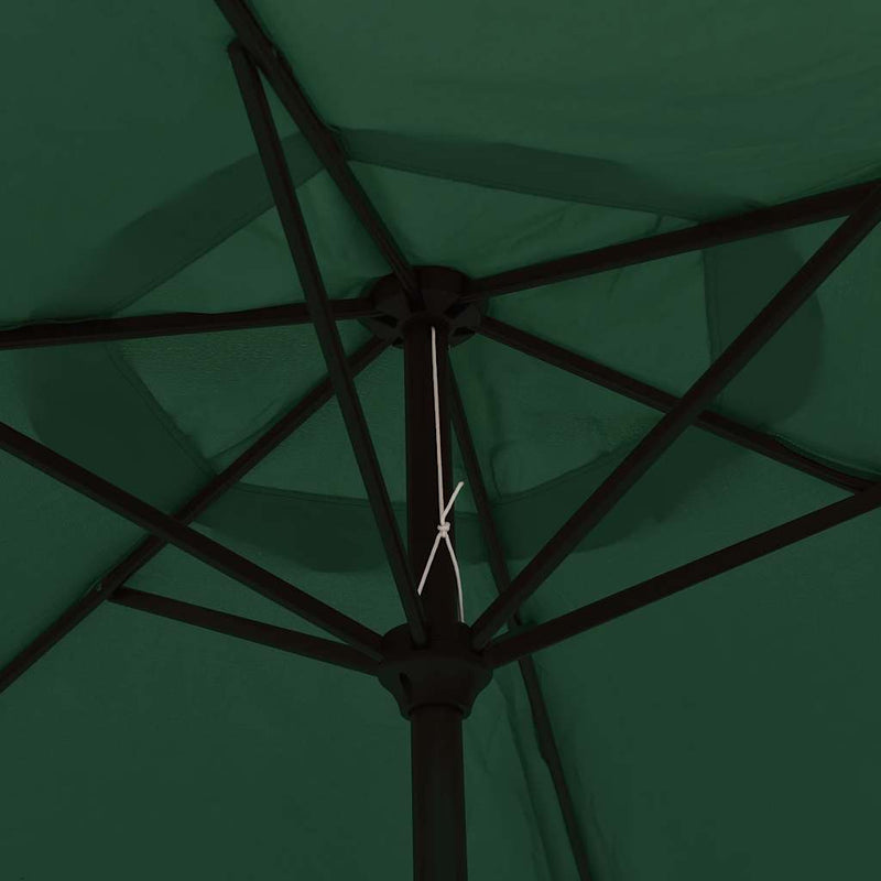 LED Cantilever Garden Parasol 3 m Green