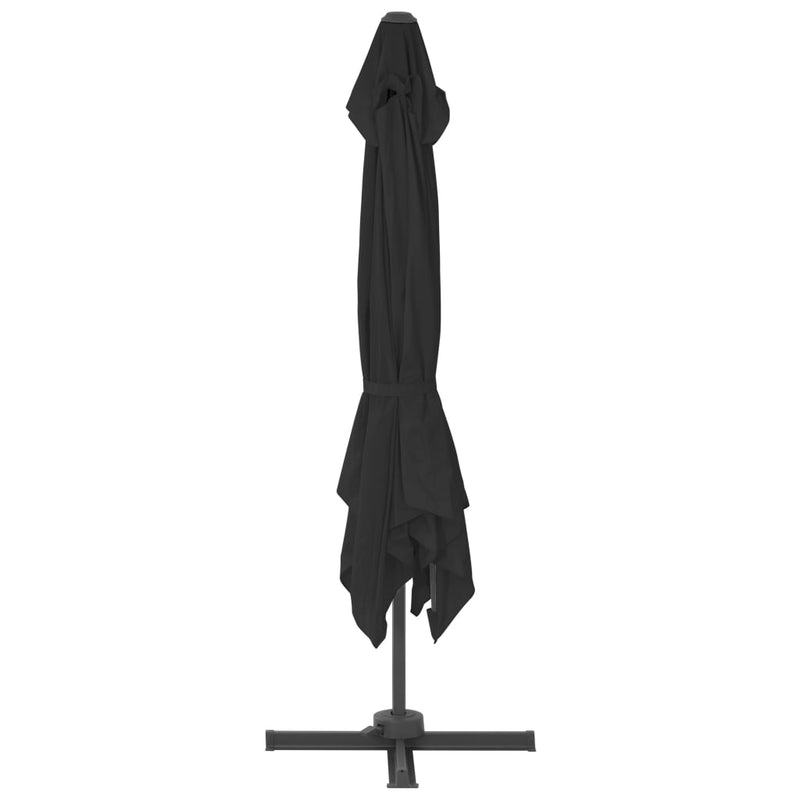 Garden Parasol with Portable Base Anthracite