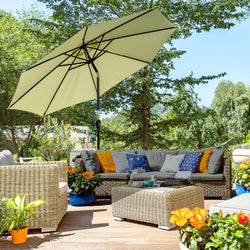 3M Tilting Parasol Garden Umbrellas